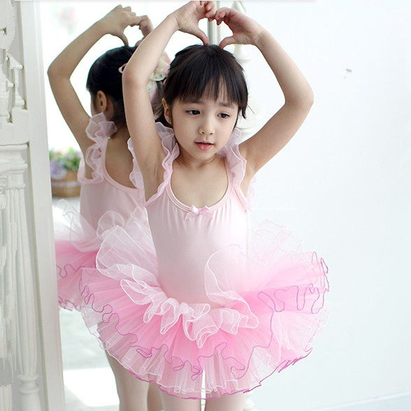 Summer children's ballet skirt cotton Chinese dance examination practice clothes children's 61 performance clothes suspender dance skirt