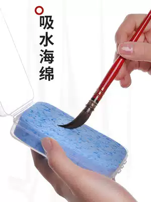 Art watercolor painting sponge Boxed moisturizing special watercolor pen sponge Strong magic absorbent sponge Washing pen suction pen sponge Kitchen rag face paint car wash bathroom sink boutique