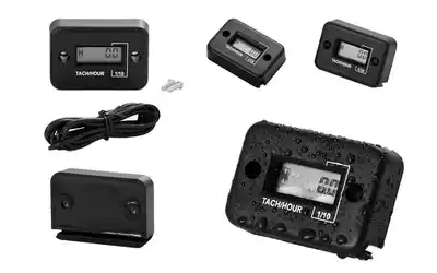 Locomotive tachometer timer waterproof maintenance Digital Display 2-Punch 4-stroke induction gasoline engine timer