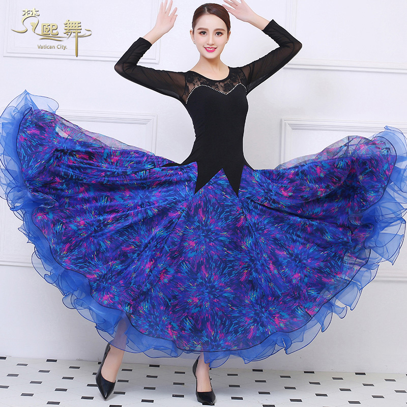 New big swing dress social dance dresses dress dance dress dance to the country Pets dance dress rehearse for a big swing Moden dance dress