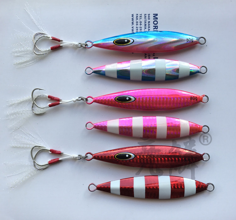 Special Price Sea Fishing Boat Fishing With Fish String Hook Bomb Fish Iron Plate Road Subbait Luminous Bait 60 gr 80G Lead Fish Fishing Gear