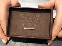 Japan direct mail agete arkado 18K row Diamond 21 points shining necklace