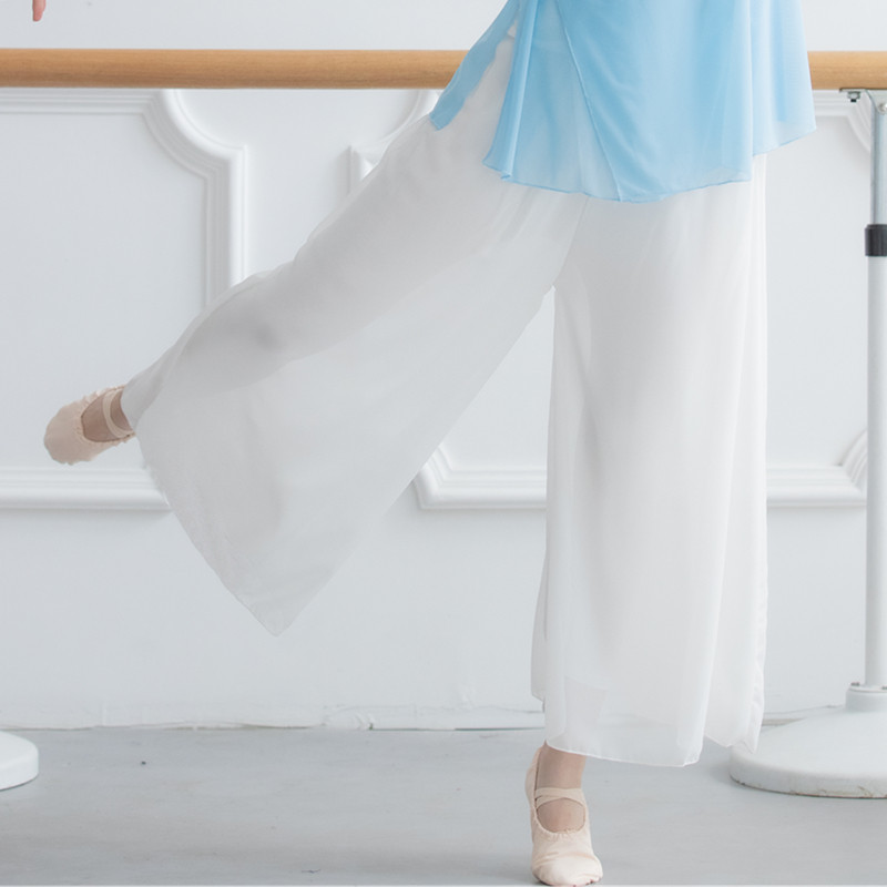 Classical Dance Relaxation Modern Dance Performance Pants Flutter of snow-spinning broadlegged pants in the country Wind dance suit Zen Suit Yoga Pants