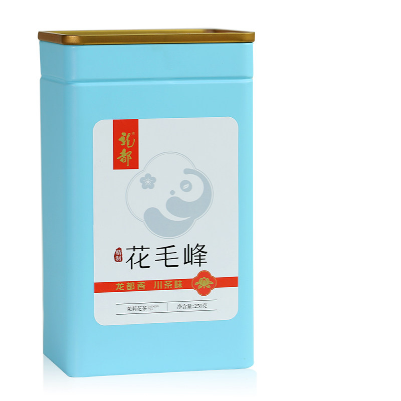 Dragon all fragrant tea flowers Mao Feng Peaks Special-level Jasmine Mao Sencha Dragon All Bite Baobao 250g Sichuan Thick and fragrant Mao Feng Jasmine Tea