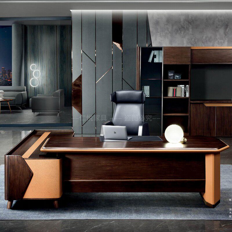 Boss desk simple modern fashion creative new Chinese desk president desk office executive desk manager desk