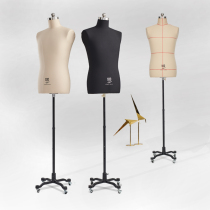 Hongbang mannequin mens national standard three-dimensional tailoring mannequin pattern-cutting clothing design mannequin half-length model can insert pins