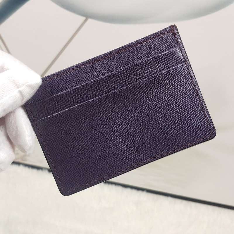 Mới đầu tiên lớp da bò da siêu mỏng túi thẻ phụ nữ túi nhiều thẻ mini đơn giản nhỏ gọn thẻ nữ - Chủ thẻ ví nam cao cấp