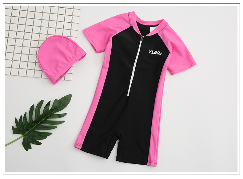 Đồ bơi trẻ em chuyên nghiệp Quần boxer Xiêm quần lớn nam và nữ quần áo trẻ em chống nắng nhanh khô phù hợp với mũ lặn - Bộ đồ bơi của Kid bộ đồ nàng tiên cá cho bé