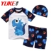 Áo tắm cho trẻ em trai Quần bơi tách quần Big Boy Baby Cartoon Áo tắm cho bé Bộ đồ bơi kính râm