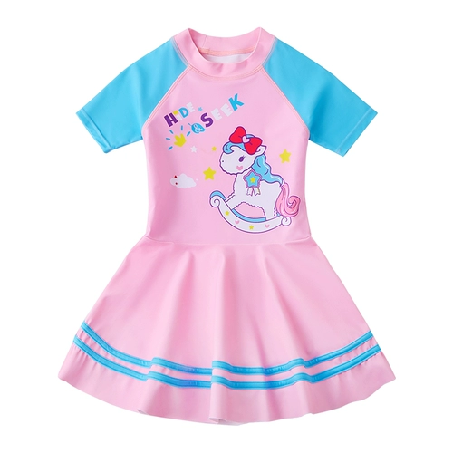 Детский купальник для принцессы, раздельный профессиональный термометр, подходит для подростков, коллекция 2023