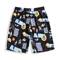 Черные пляжные штаны