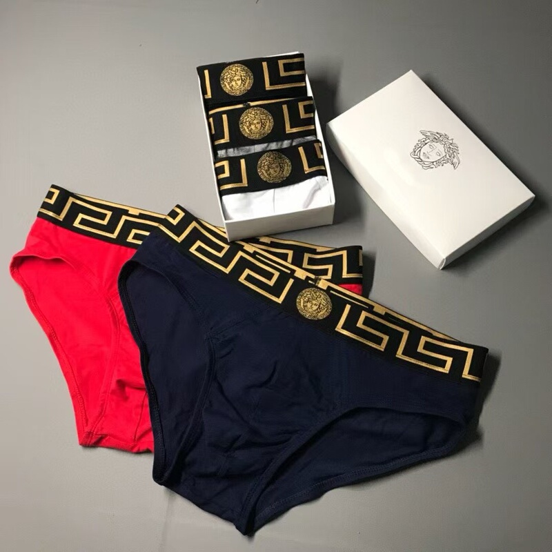 Medusa Head Men's Underwear, Pure Cotton Antibacterial Sports Briefs, Valentine's Day Gift for Husband, High-End Gift Box