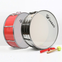 Big snare drum military band percussion instrument school young pioneers drum and bugle corps snare drum stainless steel red edge snare drum snare drum