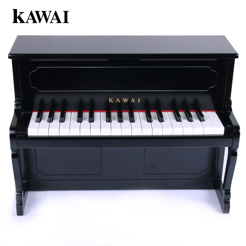 Japanese Kawai Wooden Mini Simulation Children's Toy Vertical Piano 32 Keyboard Baby Toys 1 - 6 years old