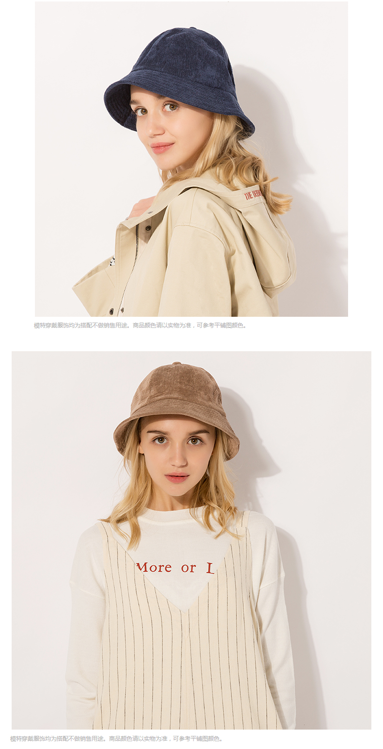 Chapeau pour femme JEANQIUEE    en Velours cotele - Ref 3233435 Image 14