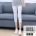 Quần legging mùa hè Modal nữ mỏng bảy điểm bên ngoài mặc size lớn 200 pounds sáu điểm cotton mẹ 7 điểm quần mùa hè - Quần tây thường Quần tây thường