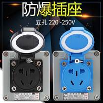  Industrial explosion-proof socket 220V national standard five-hole Ruiyida RYD-1 with EX marked security check single socket