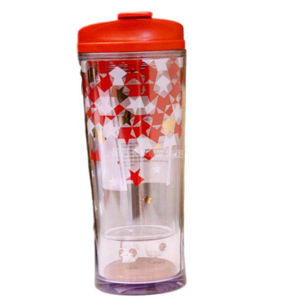 Starbucks Christmas New Year's translucent Three Little Sheep accompanying cups 10 oz Classic limited collection of water glasses