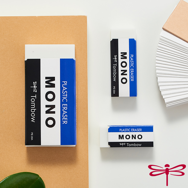 Japan TOMBOW dragonfly MONO eraser PE-01A 03A 09A students with drawing less chips eraser