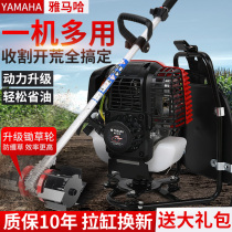 Gasoline lawn mower household harvester weeder multi-function lawn mower four-stroke small agricultural strike Yama