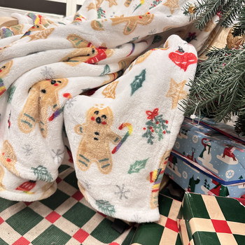 Christmas style small blanket to cover legs