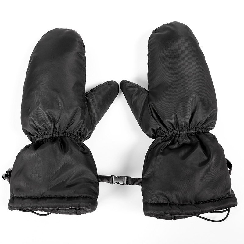 women's thick thermal motorcycle gloves men's windproof cold-proof cycling down gloves