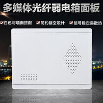 Weak current box cover Multimedia hub box Plastic cover Household fiber optic home information box panel cover large medium