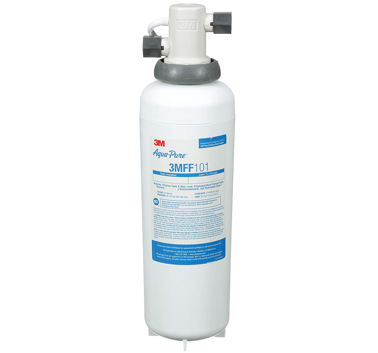 Overseas 3M Aqua-Pure full house water purifier 3MFF100 US shipped filter core 3MFF101