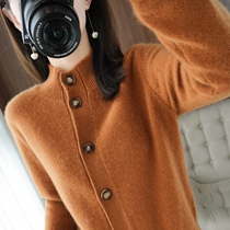 DonLevia ~ autumn winter pure wool thickened stitch sweatshirt body 100 hitch minimalist with a simple temperament