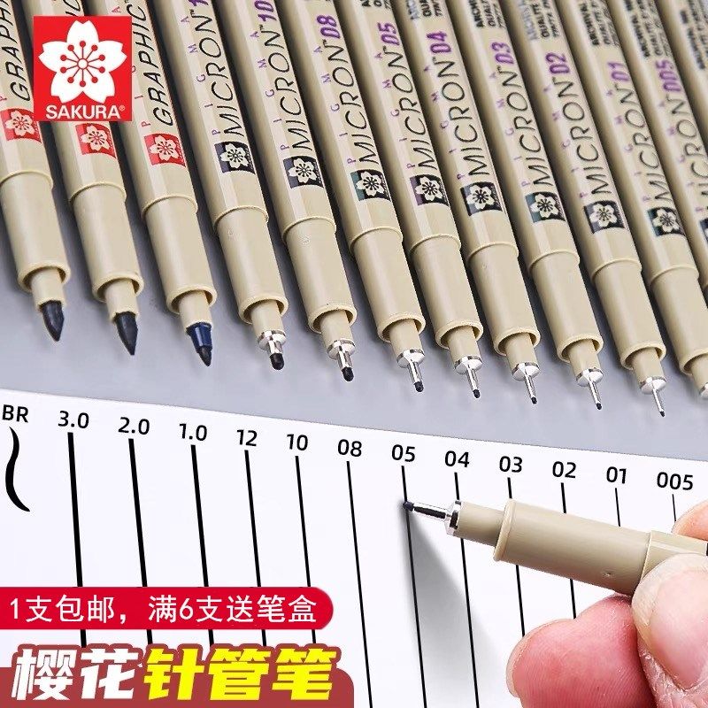 [USD 5.81] Japanese genuine Sakura Sakura Saklower Needle Pen Comics