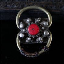 Special price Tibetan transfer bag old button Tibetan accessories hanging decoration Nine Palace Pendant Accessories Accessories Accessories