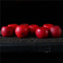 Special price Tibetan transfer bag Old Qing Dynasty Blood Ballet Glass Glazed Multi-Treasure Worthy Pearl Buddha Beads Handstring Accessories