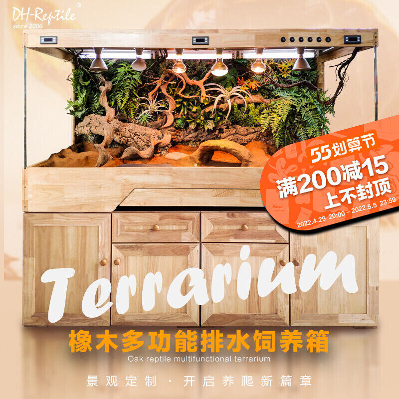 Yellow edge closed shell Turtle intelligent reptile Turtle Semi-water Tortoise Python Lizard Constant Temperature Rearing Ground Warm Spa Drain