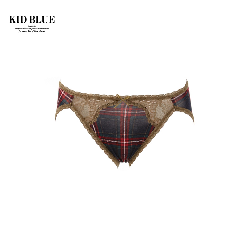 KID BLUE cocoa panes series Triangle pants elastic lace belt splicing ladies briefs KILH118