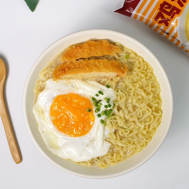 NISSIN Sukyi Zukong Soup Noodle 106g*4 Continuous Bag Package for convenient noodle noodles to boil noodles