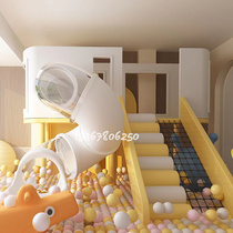 Early education center honeycomb combination childrens area climbing and climbing parent-child restaurant naughty castle childrens indoor soft slide