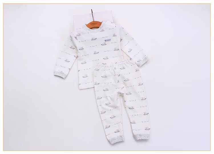 Quần áo nam và nữ trẻ em cotton vai mở quần áo quần trẻ em quần lót hai bộ quần áo trẻ em 1-3 tuổi đồ bộ mặc nhà cho bé