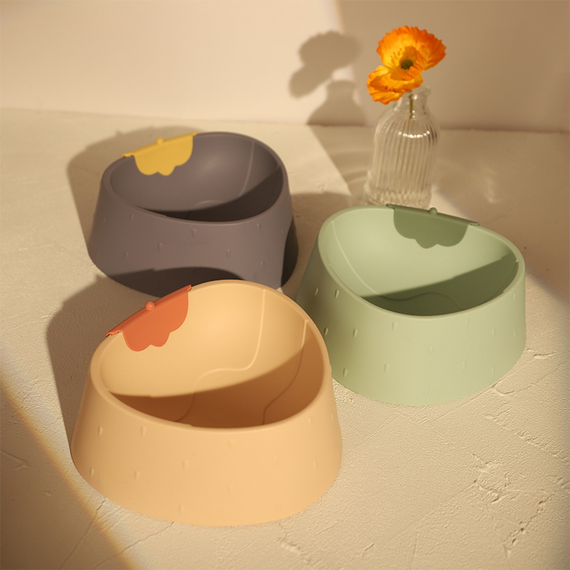 Pet food basin anti-peppy dog rice bowls kittens drink water large caliber cat food rice bowls and neck and cat cat bowls supplies