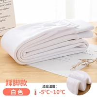 Белая ступенька на ноги [плюс бархатная утолщенная прямая полоса] подходит для -5 ~ 12 °