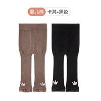 Хаки+черный [тонкие бархатные леггинсы короны]