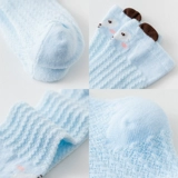 Детские осенние летние тонкие носки, хлопковые гольфы для новорожденных, средней длины