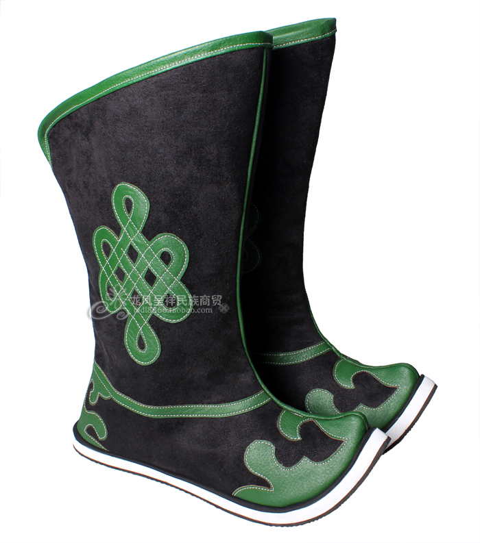 Mongolian boots Men's boots Handmade cloth boots Ethnic minority characteristics Men's boots Dance boots upturned Mongolian riding boots