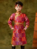 Длинный этнический костюм для мальчиков, детская одежда, этнический стиль