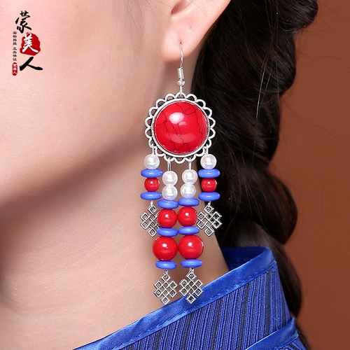 Аксессуар для волос, серьги, этнические бусины