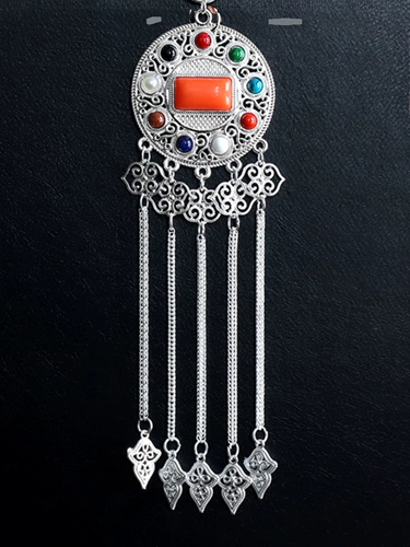 Мангланг халат, висящие ювелирные украшения этнического стиля