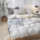 Tianzhu cotton bốn mảnh cotton dệt kim ba mảnh bông quilt 1,8m bộ đồ giường cotton trần truồng ngủ thân thiện với da - Bộ đồ giường bốn mảnh