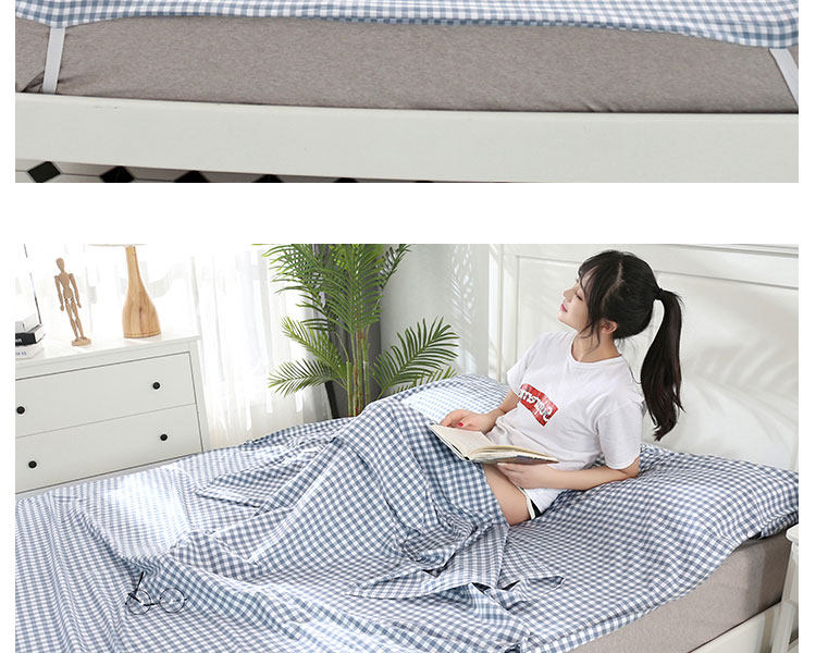 Детский спальный мешок 无印良品纯棉隔脏睡袋出差旅行便携式床单被套宾馆双人水洗棉被单 Muji