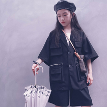 Cold bridesmaids customised men and women childrens small suits superA tooling wind loose jacket walking show West suit parent-child