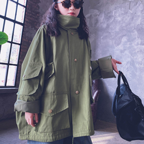 Cold bridesmaids customised men and women Childrens autumn and winter assault jackets Jacket Loose Tide Cool Tooling Windproof Clot T-shirt Parent-child Money