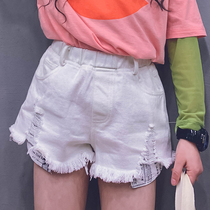 Cold Pussy Custom Girls Summer Super Shorts Girls Casual Denim Hot Pants 100 Hitch A Little Fresher Pants Parent-child